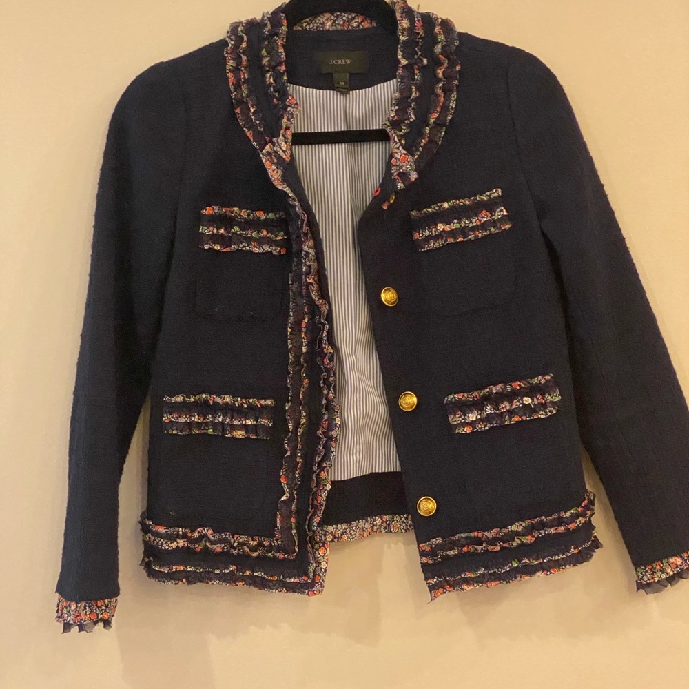 J.crew limited edition collection liberty lady jacket 00 worn 2x